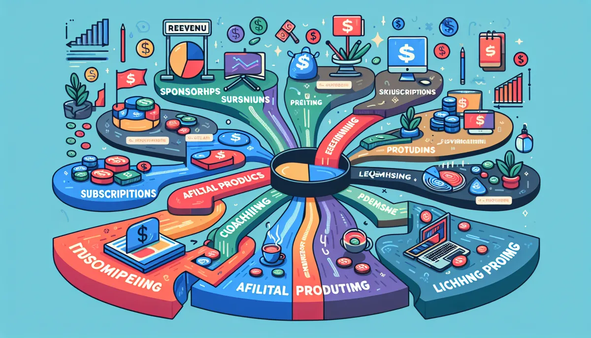 Breakdown of 7 revenue streams for content creators in 2026